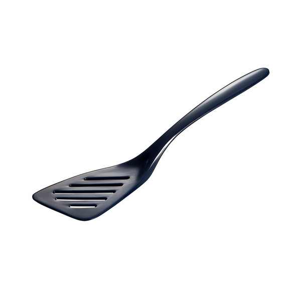 Gourmac 7.25" Melamine Mini Slotted Turner, Cobalt Blue (3561CB)