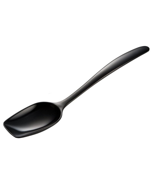 Gourmac 7.5" Melamine Mini Spoon, Black (3517BK)