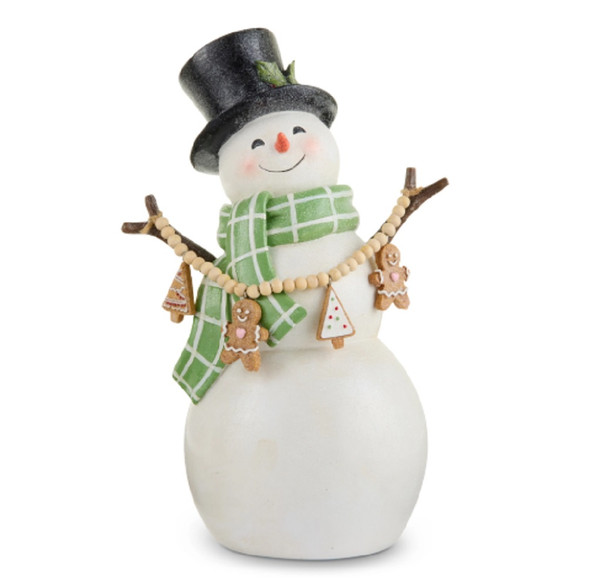 RAZ Imports 12" Gingerbread Baking Snowman (4612255)