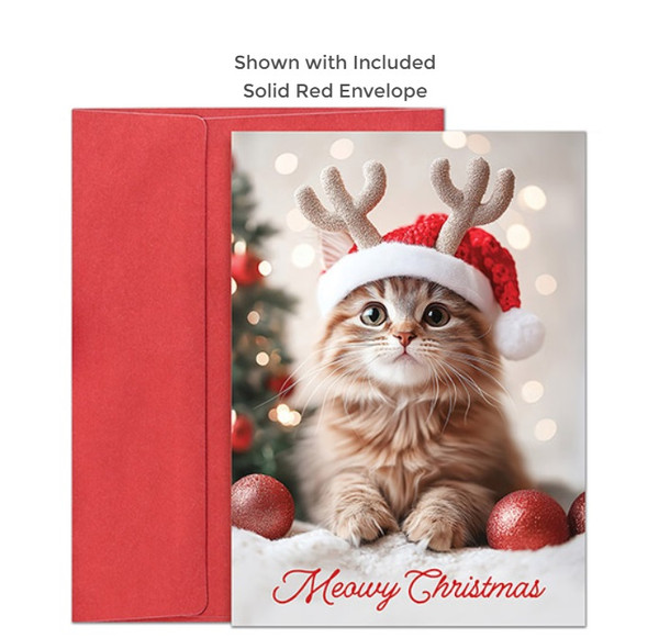 Masterpiece Studios Boxed Holiday Cards, Meowy and Bright (1002400)