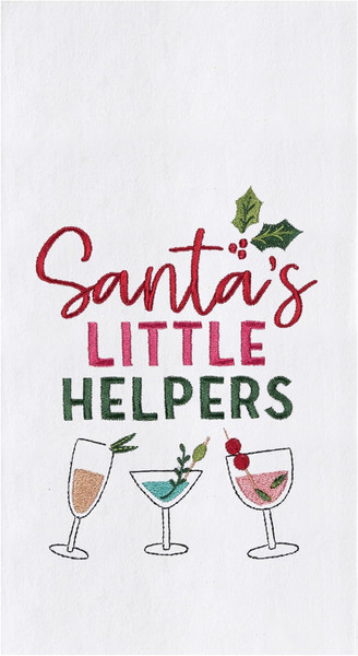 C&F Home Holiday Christmas Towel, Santa's Little Helper (C861711336)