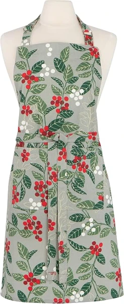 Now Designs by Danica Chef Apron, Merry Berry Christmas (NAP4360D)