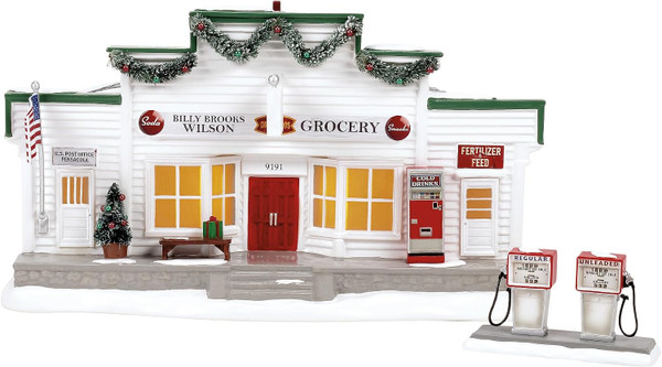 Department 56 Snow Village, Billy Brooks Grocery (6018338)