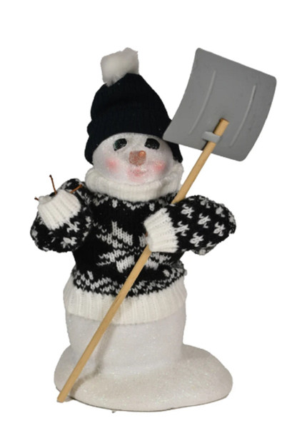 Byers' Choice Snowman with Sweater - 7.5" (SN2252)