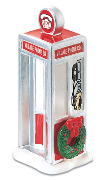 Department 56 Snow Village Phone Booth
