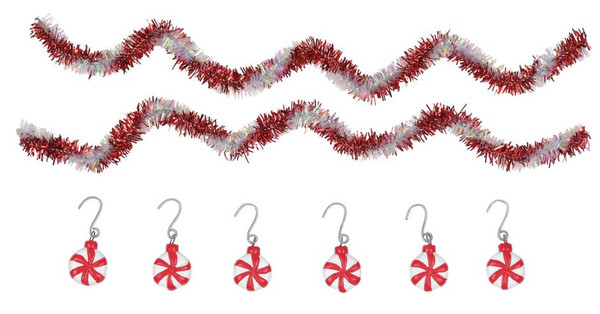 Department 56 Village Accessories Peppermint Garlands, Set of 2