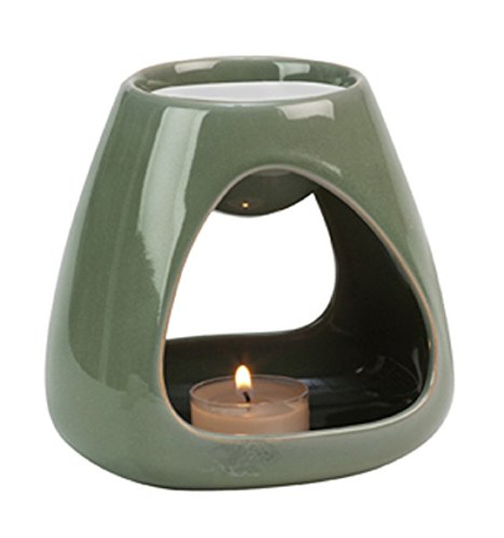 Biedermann & Sons Tea Light and Oil Warmer, Celadon