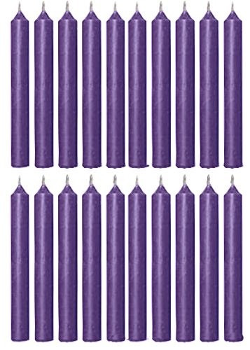 Biedermann & Sons Chime Candles, Purple- Set of 20 (C1123PP)