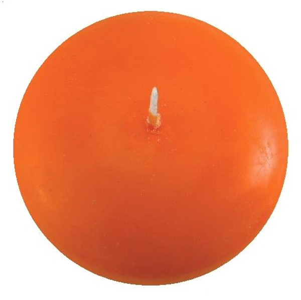 Biedermann & Sons Floating Candle, Large, Orange