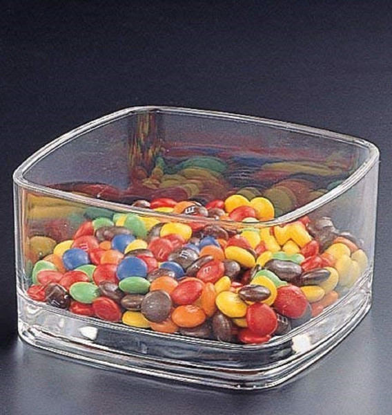 Huang Acrylic Square Candy Bowl (H-1072)