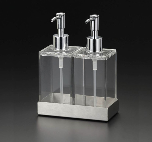 Huang Acrylic Twin Soap and Lotion Dispenser (2181)