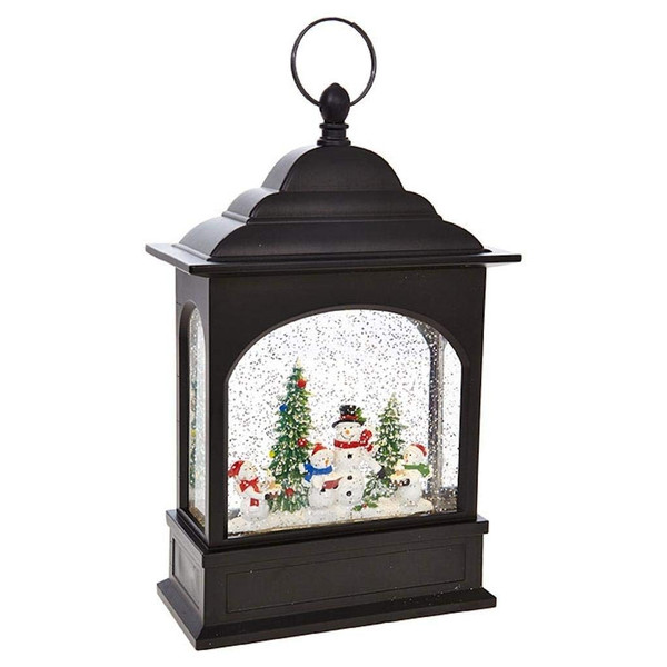 Raz Imports Lighted Water Lantern, Snowman Caroler (3800792)