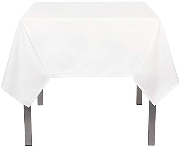 Now Designs White Renew Tablecloth, 55 inch