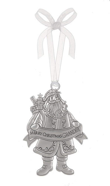 Ganz Santa Ornament - Merry Christmas Grandpa (EX25915)