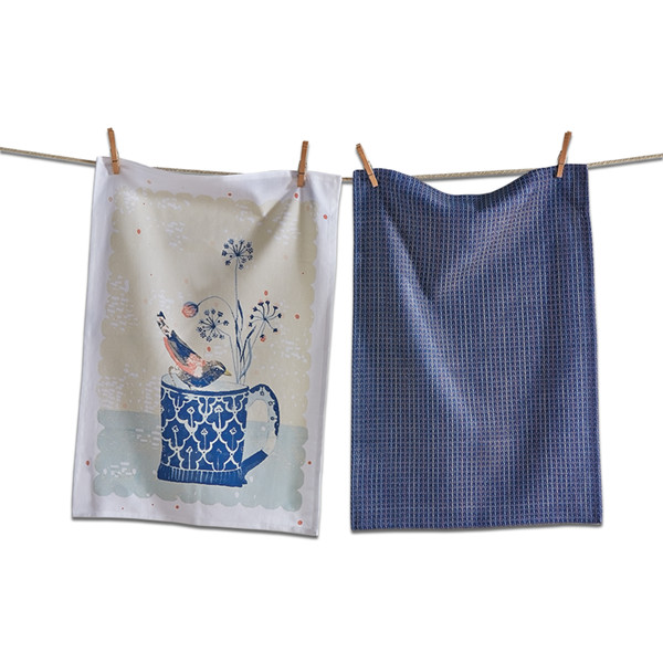 TAG Dish Towels, Bluebird - Set of 2