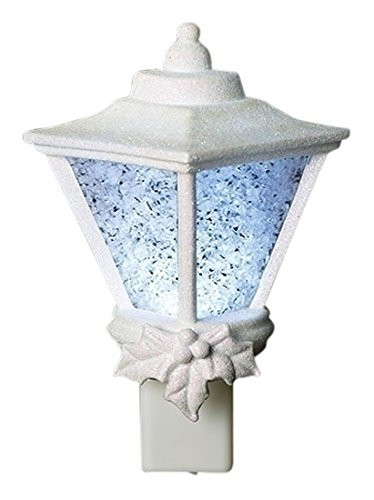 Roman LED Crystal Ice Lantern Glitter Nightlight