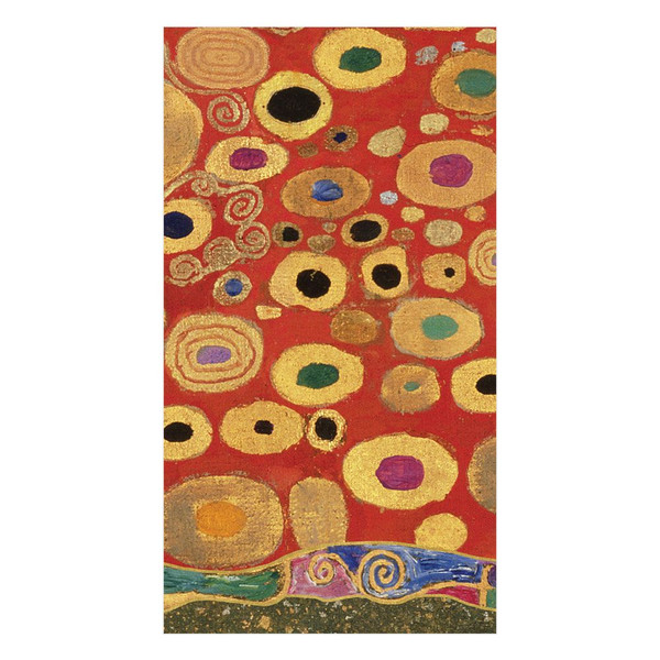 Caspari Paper Guest Towel Napkins, Viennese Nouveau Red - 2 Packs (14940G)