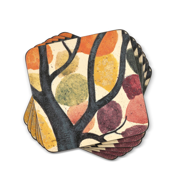 Pimpernel Coasters, Dancing Branches - Set of 6 (2010268807)