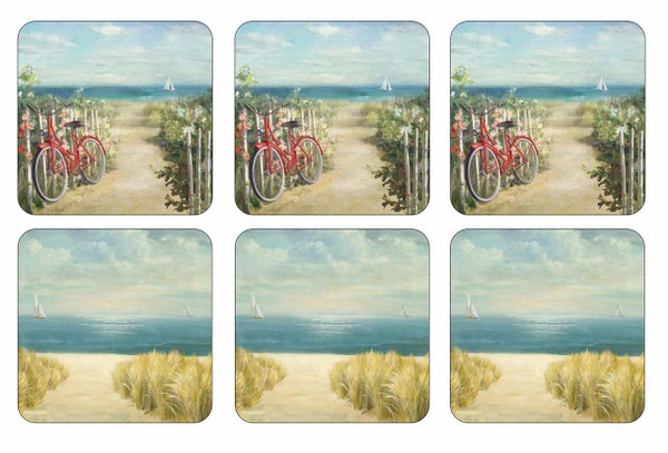 Pimpernel Coasters, Summer Ride, Set of 6