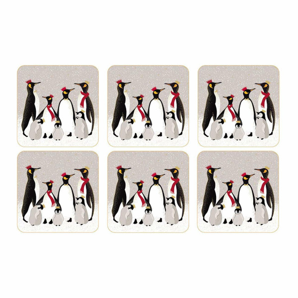 Pimpernel Coasters, Penguin - Set of 6