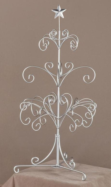 Tripar Silver Ornament Regent Tree, 27" (34184)