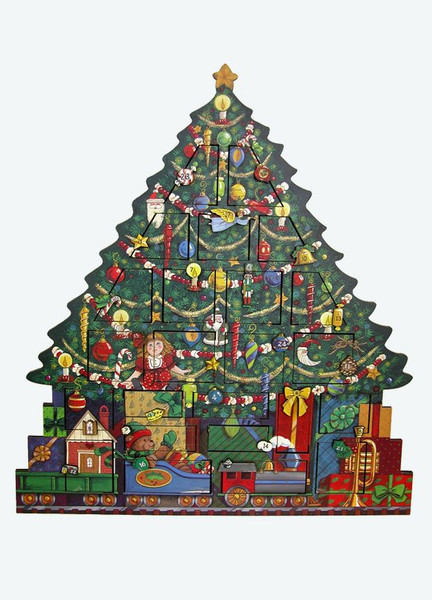 Byers' Choice Advent Calendar, Christmas Tree (AC02)