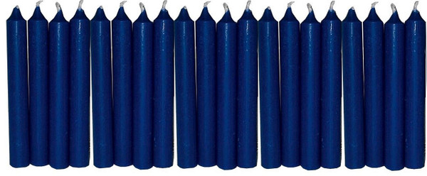 Biedermann & Sons Chime Candles, Navy Blue- Set of 20 (C1123NB)