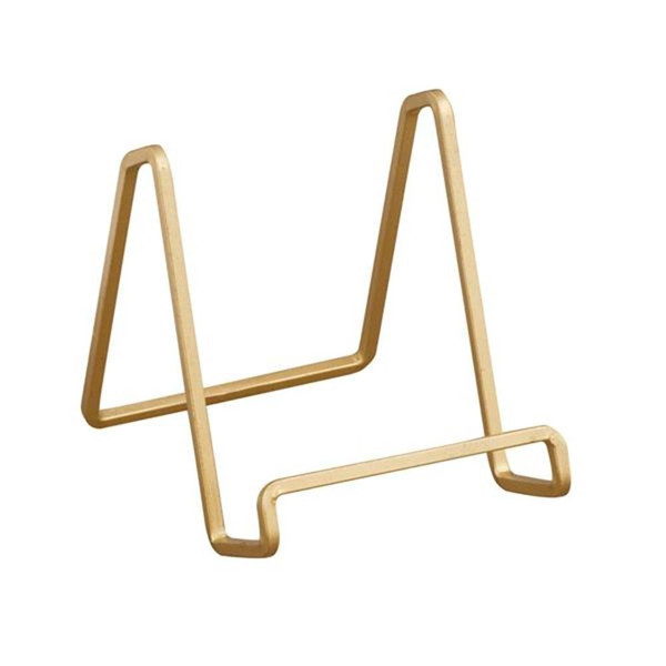 Tripar Square Wire Stand, 3" Gold (50223)