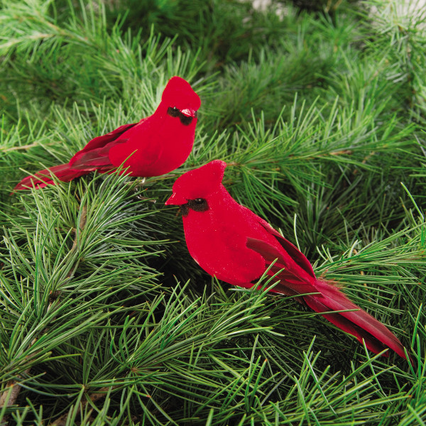 Gallerie II Clip Ornament, Cardinal, Set of 2 (65701)