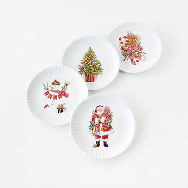 One Hundred 80 Degrees} Melamine Paper Plates (Set of 4) – Ellington &  French