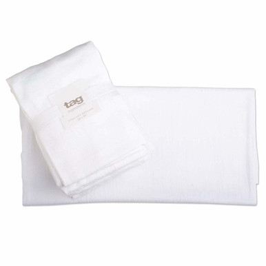 Tag Flour Sack Dishtowels Set of 5 - White