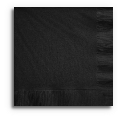 Black Beverage Napkins | 100ct