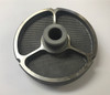 #52 Speco Meat Grinder Plate with 1/16'' Holes - "Hub Plate" - 105938