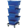 Aluminum "Empty" Tote Dolly - Up to 25 Empty Totes