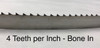 **CloseOut** - 78'' x .022 x 4TPI  - Meat Saw Blade