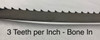 **CloseOut** - 154'' x .025 x 3TPI  - Meat Saw Blade