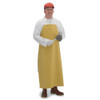 Food & Chemical Resistant Neoprene Yellow Apron - HD - 35" x 45"