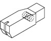 Hobart Filler Block Nylon - H106 - Models: 5700,5701,5801,6614,6801