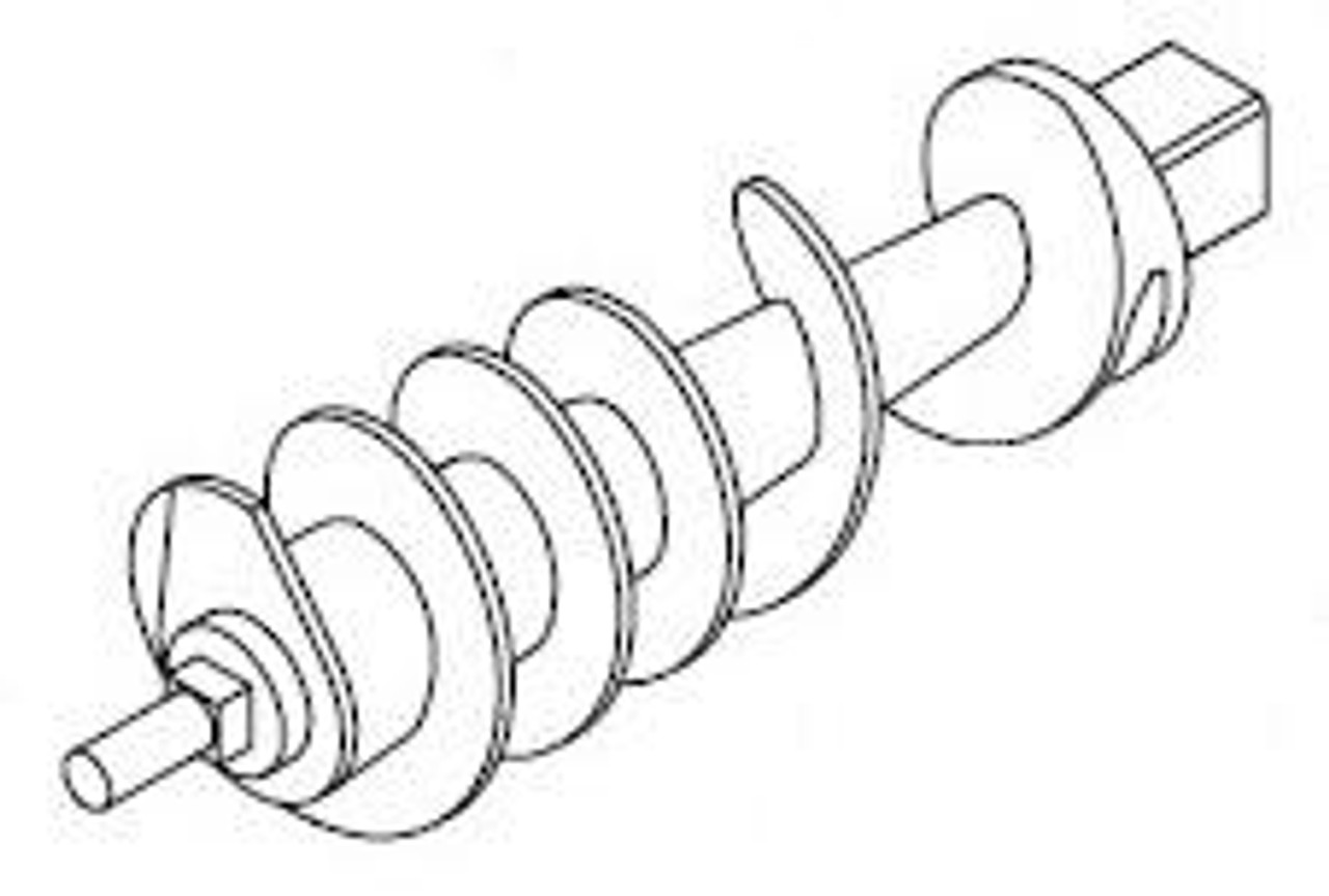 Hobart H546A - Worm Feed Screw Assembly - Hobart 4612