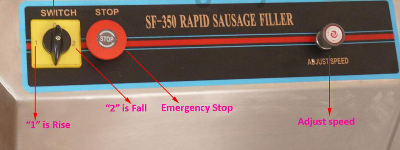 Rapid Sausage Stuffer SF-350 -- 65lb. to 70lb. Capacity 