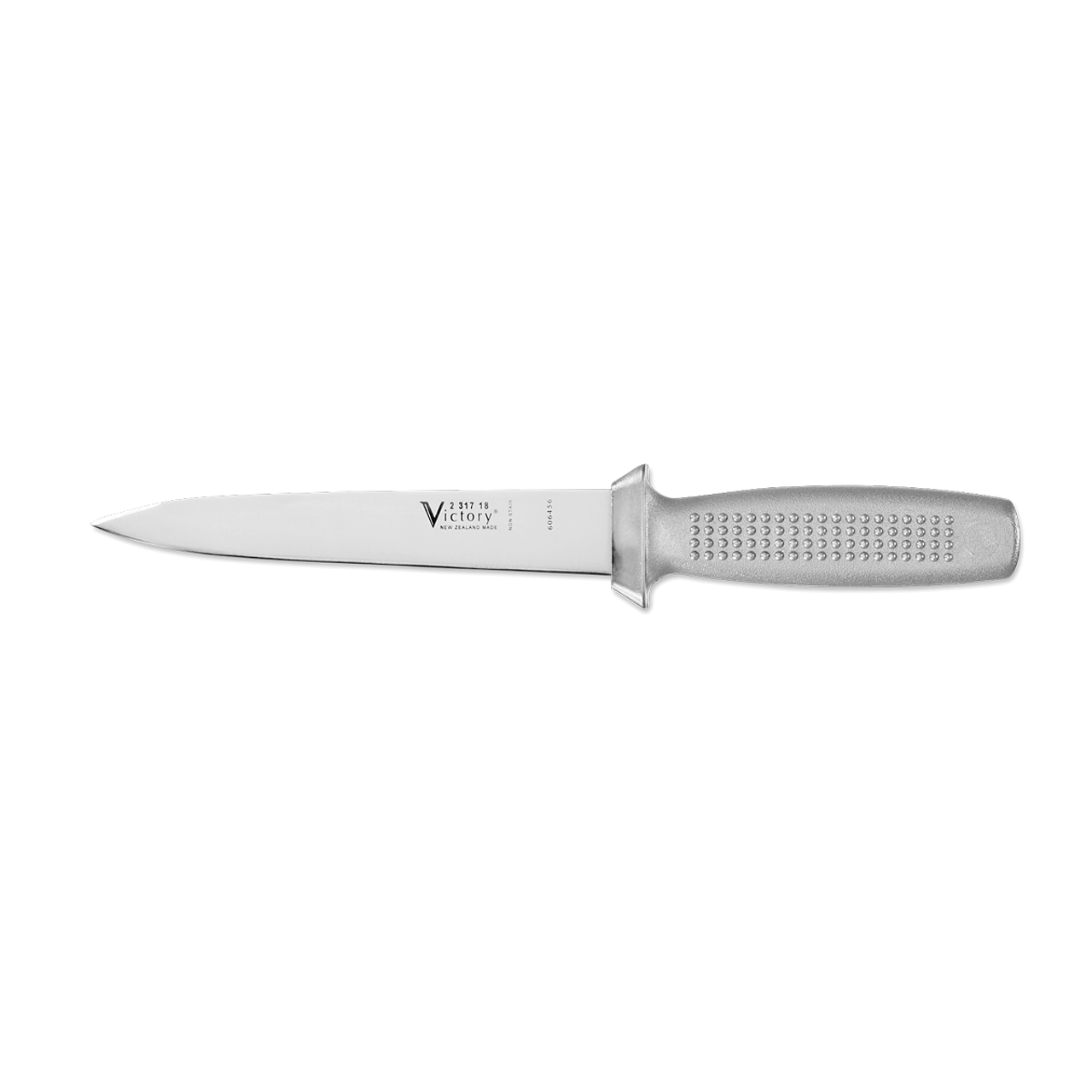 7" - 18cm -- Sticking Knife - Ribbed Silver Handle - 2/317/18/116SL