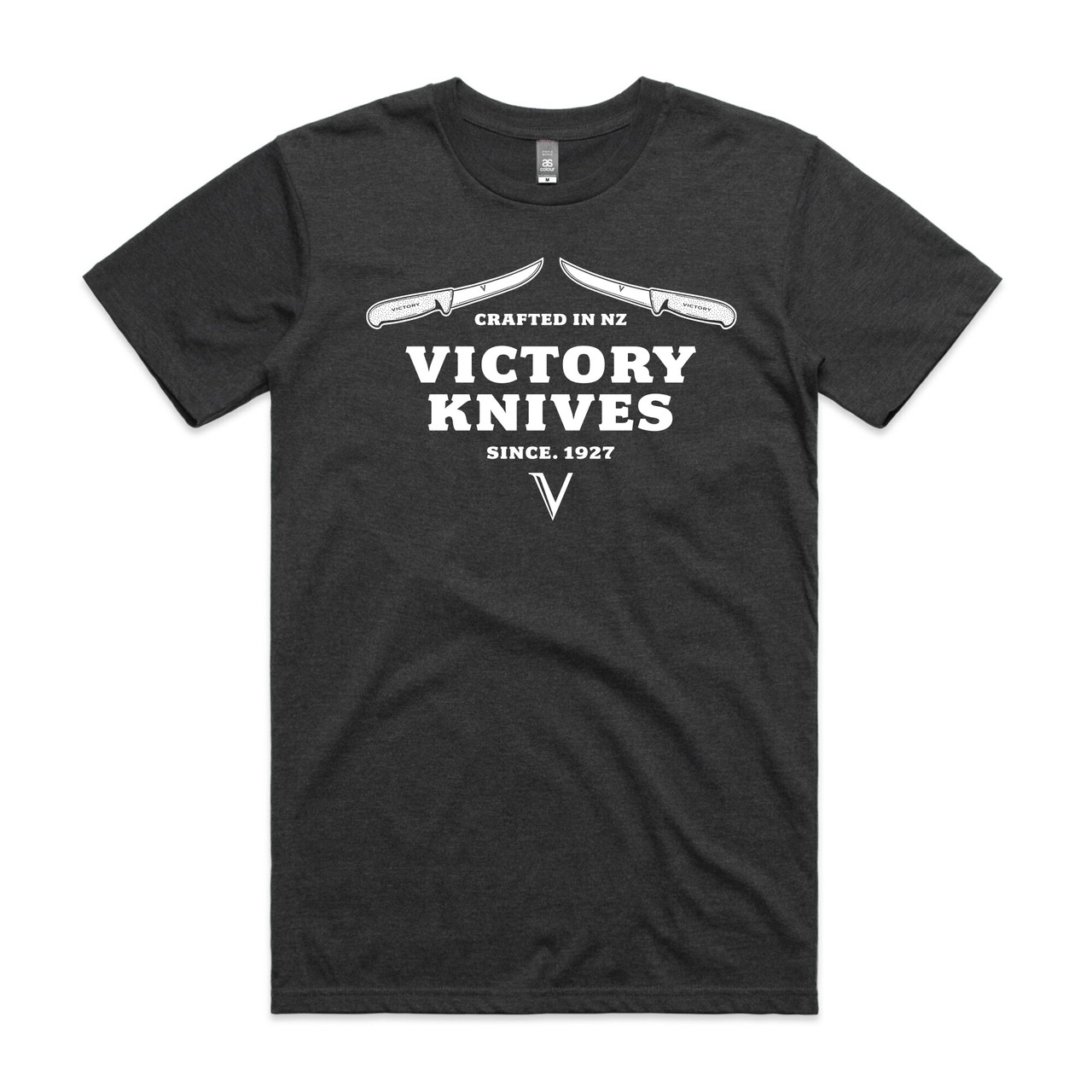 Victory Knives - Short-Sleeve T-Shirt - "Black/Charcoal"- S,M,L, & XL