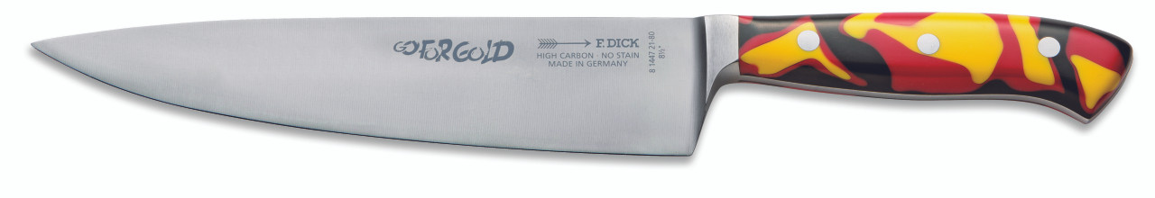 F. Dick Premier Plus GO FOR GOLD Culinary Team Germany 8” Chef’s Knife - 81447212-80