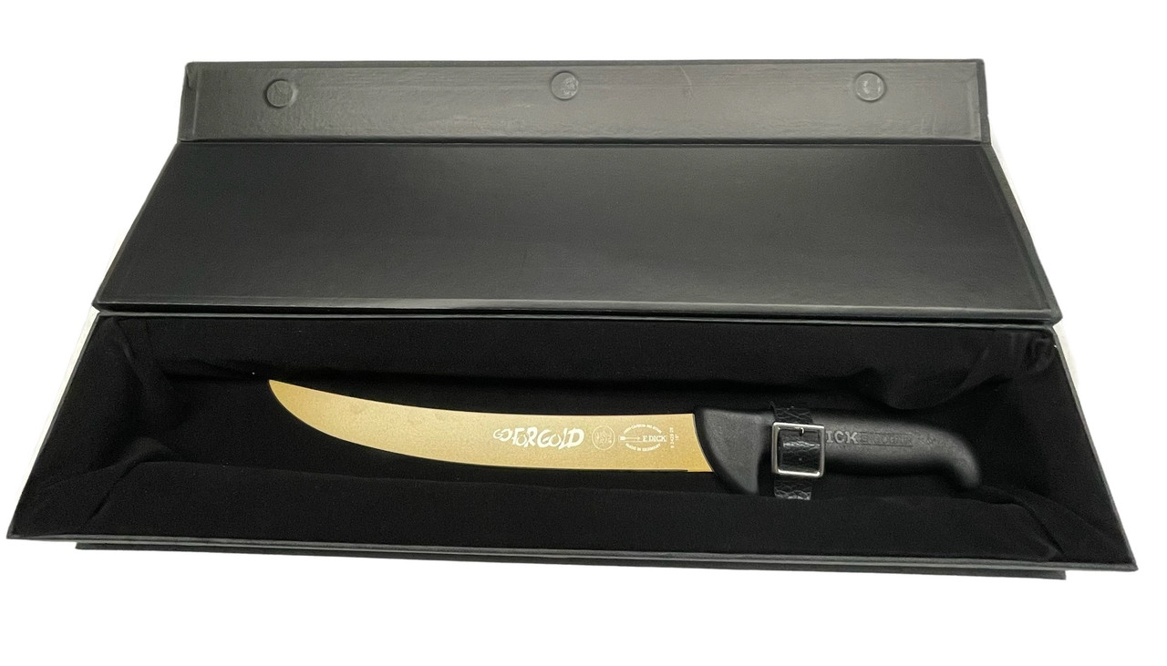 F.Dick - 10" Breaking Knife - WBC 2022 Limited Edition "GO FOR GOLD" - "ErgoGrip" - 8242526 