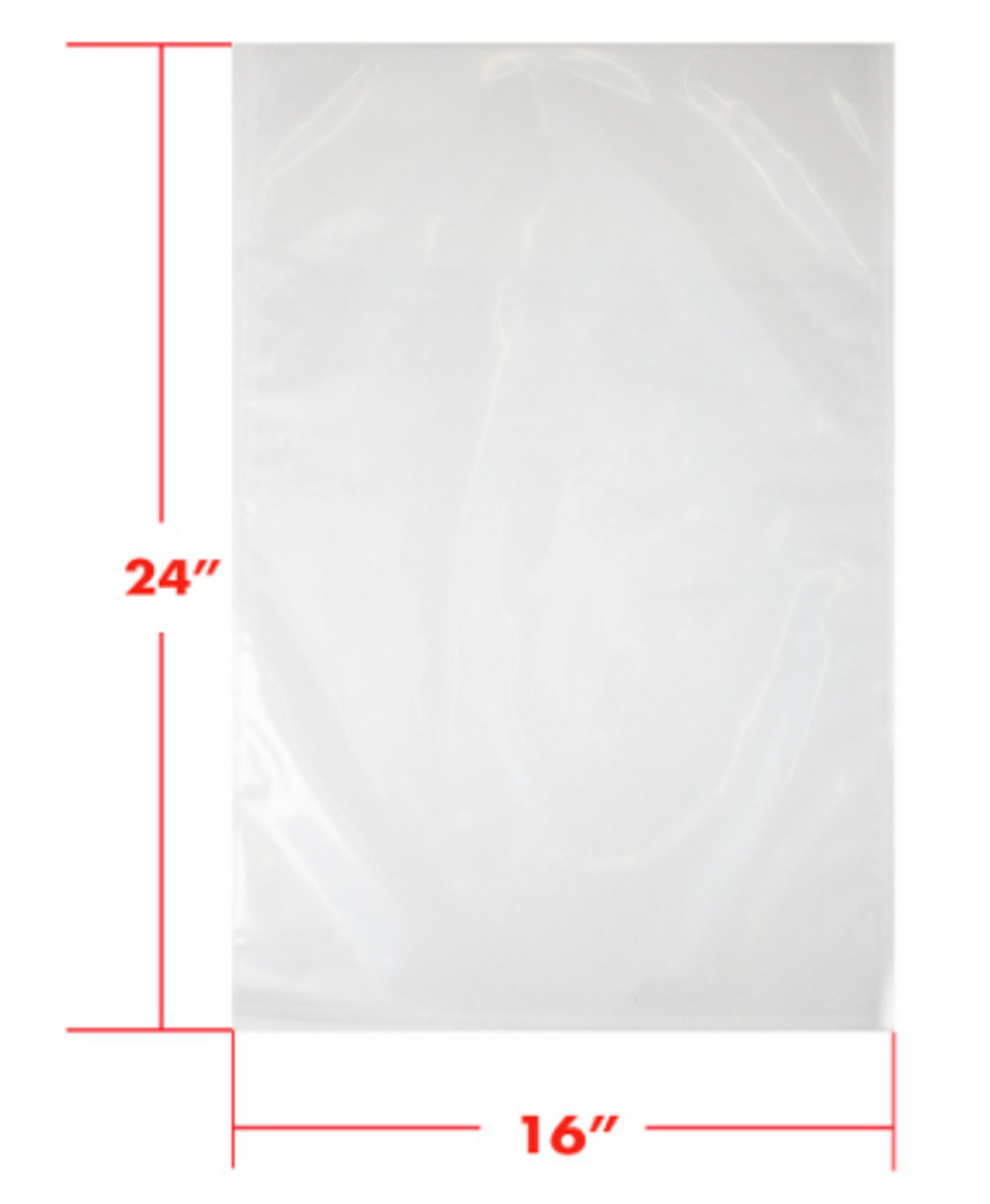 16 x 24 3mil Vacuum Barrier Bags (500)