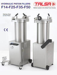 All New F Series F14s F25s F35s F50s - Talsa Hydraulic Sausage Stuffers