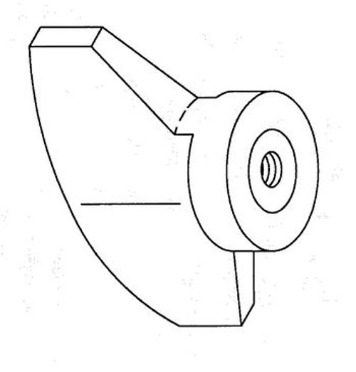 Globe Chute Support Knob & Chain Slide Knob - GS17-798 Globe Chute Support Knob & Chain Slide Knob - GS17-798