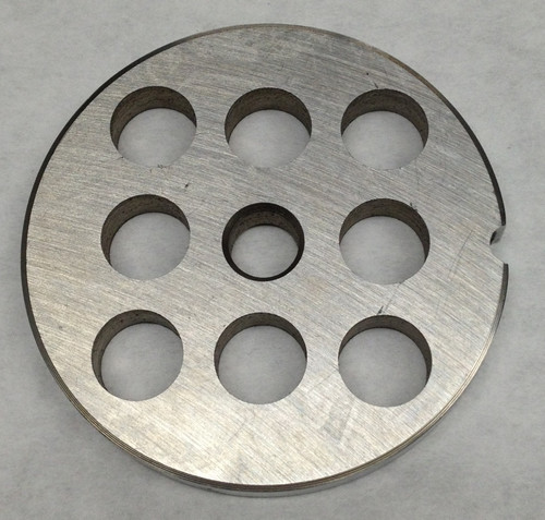 #12 Meat Grinder Plate with 1/2'' Holes