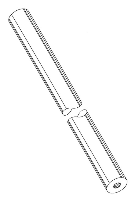 Globe Slide Rod - Upper (Old Style) 1" OD - GS75