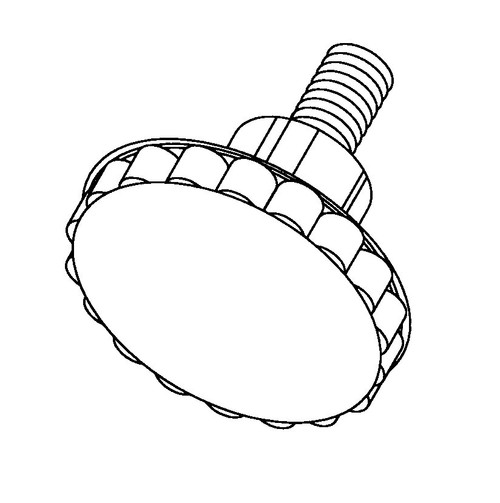 Hobart Saws - Upper Guide Adjust Knob- H217 - 5700,5701,5800,5801,6614,6801